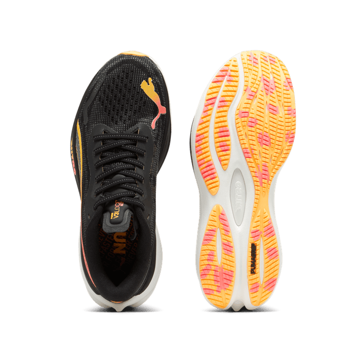PUMA Velocity NITROâ¢ 3 in Black/Silver/Sun Stream Angle 0