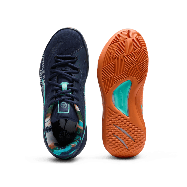 PUMA All-Pro NITRO⢠Venice Beach Basketball League Basketball in Dark Blue Angle 0