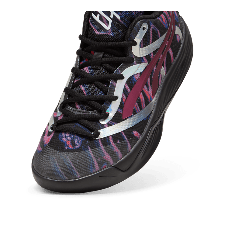 PUMA STEWIE x CHERRY ON TOP Stewie 2 Basketball in Black/Mauved Out/Magenta Gleam Angle 2