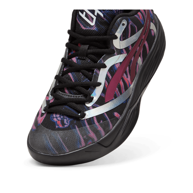 PUMA STEWIE x CHERRY ON TOP Stewie 2 Basketball in Black/Mauved Out/Magenta Gleam Angle 2