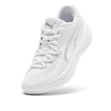PUMA All-Pro NITROâ¢ Basketball in White/Silver Angle 2