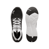 PUMA SOFTRIDE Symmetry Fuzion in Black/Cool Dark Grey/White Angle 0