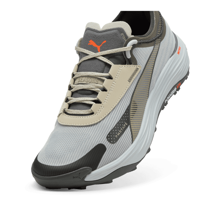 PUMA SEASONS Voyage NITRO⢠3 Trail in Cool Light Grey/Desert Dust/Shadow Grey Angle 2