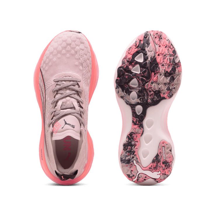 PUMA ForeverRun NITRO⢠in Mauve Mist/Sunset Glow/White Angle 0