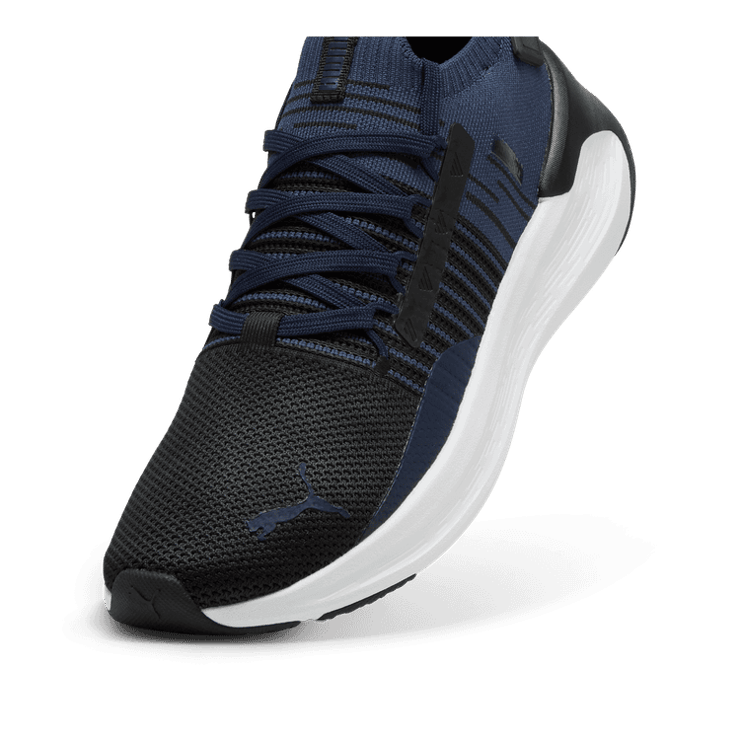 PUMA SOFTRIDE Symmetry Fuzion in Dark Blue Angle 2