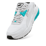 PUMA Mercedes-AMG Petronas F1 Vis2K Sneakers in White/Feather Grey Angle 2
