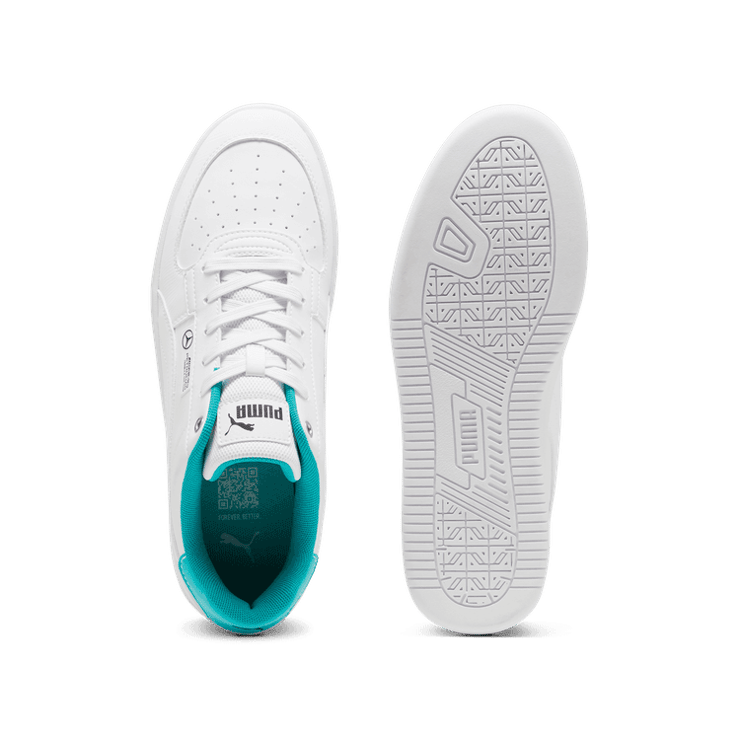 PUMA Mercedes-AMG Petronas F1® Caven 2.0 Sneakers in White/Sheen Green Angle 0