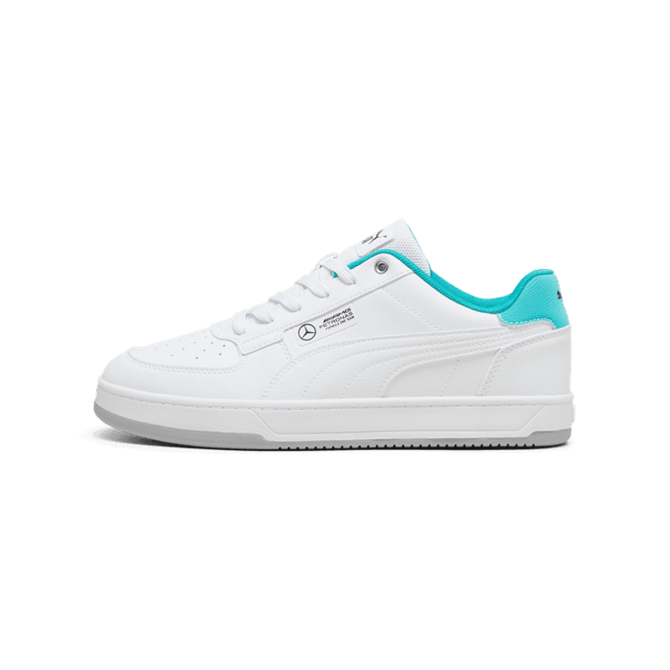 PUMA Mercedes-AMG Petronas F1® Caven 2.0 Sneakers in White/Sheen Green Angle 1