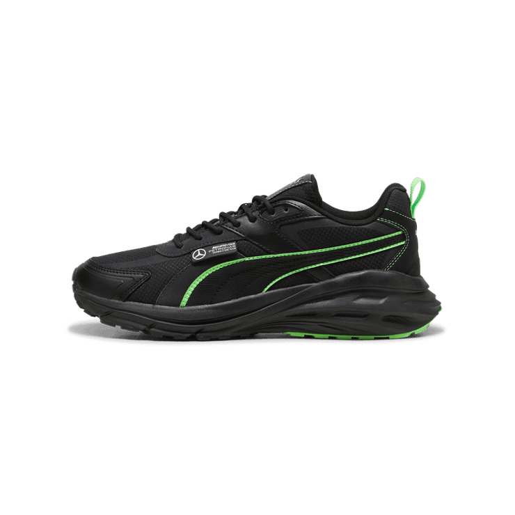 PUMA Mercedes-AMG Petronas F1® Hypnotic Sneakers in Black/Flat Dark Grey Angle 1