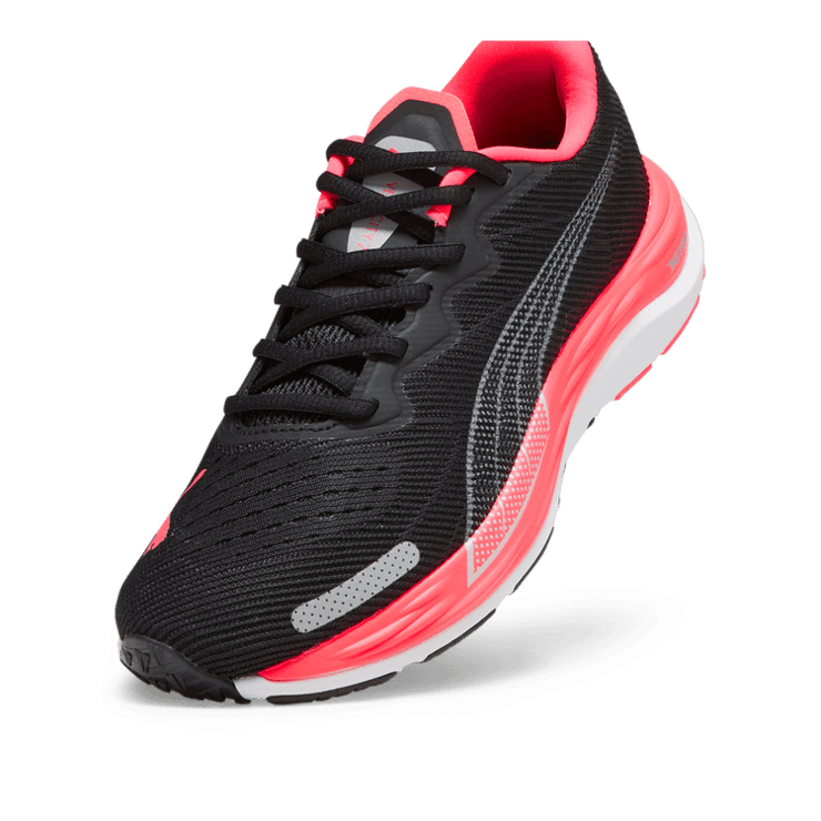 PUMA Velocity NITRO⢠2 in Black/Fire Orchid Angle 2