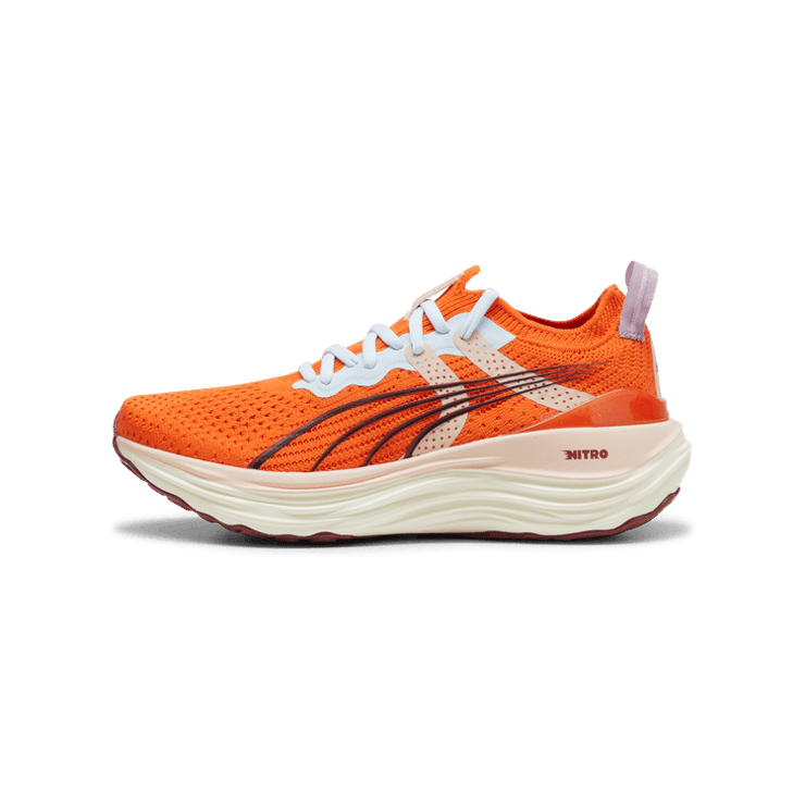 PUMA x lemlem ForeverRun NITRO⢠in Cayenne Pepper/Rose Quartz/Icy Blue Angle 1