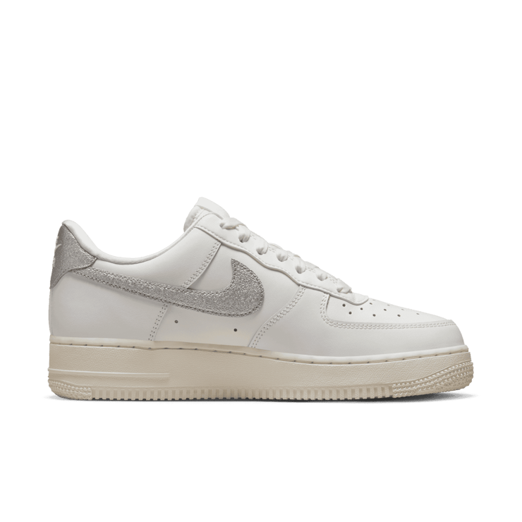 Nike Air Force 1 Low Summit White Metallic Silver (W) Angle 1