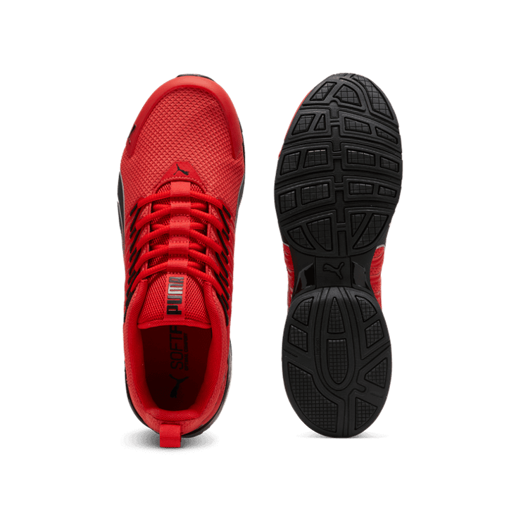 PUMA Voltaic Evo in For All Time Red/Black/Grey Fog Angle 0