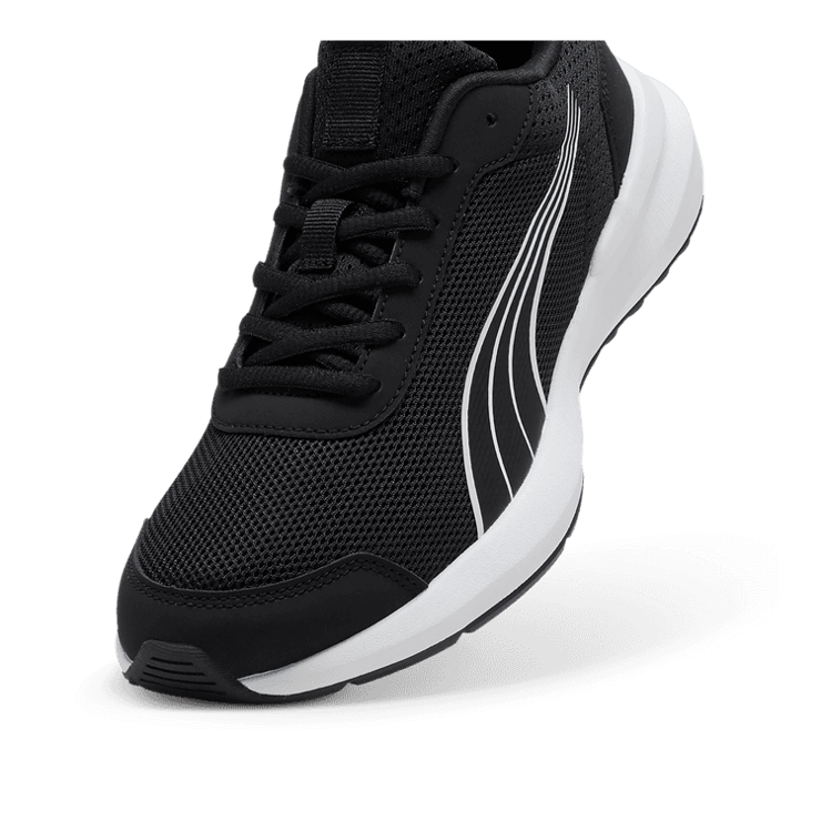 PUMA Kruz Profoam in Black/White (GS) Angle 2