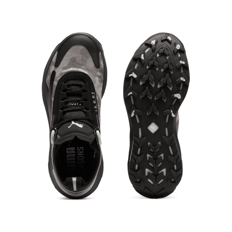 PUMA SEASONS Voyage NITRO⢠3 GORE-TEX Trail in Midnight Plum/Black/Dark Coal Angle 0