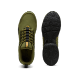 PUMA Voltaic Evo in Olive Green/Black/Clementine Angle 0
