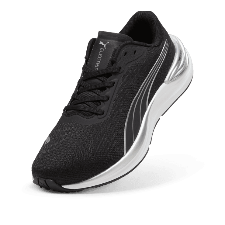 PUMA Electrify NITROâ¢ 3 in Black/Silver (GS) Angle 2