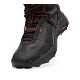 PUMA SEASONS Explore NITROâ¢ Mid GORE-TEX Hiking in Black/Midnight Plum/Flame Flicker Angle 2