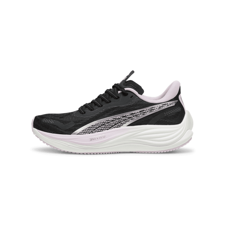 PUMA Velocity NITRO⢠3 in Black/Silver/Grape Mist Angle 1