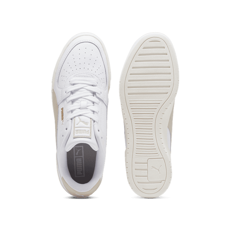 PUMA CA Pro Classic Sneakers in White/Desert Dust Angle 0
