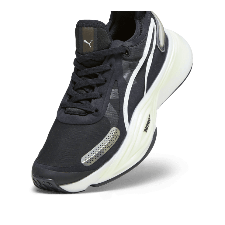 PUMA PWR NITROâ¢ Squared Training in Black/White Angle 2