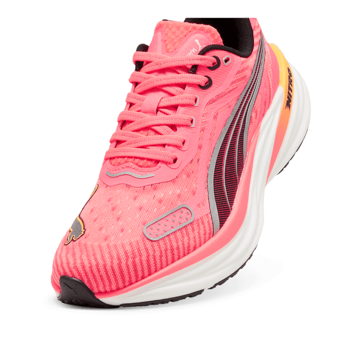 PUMA Magnify NITROâ¢ Tech 2 in Sunset Glow/White/Sun Stream Angle 2