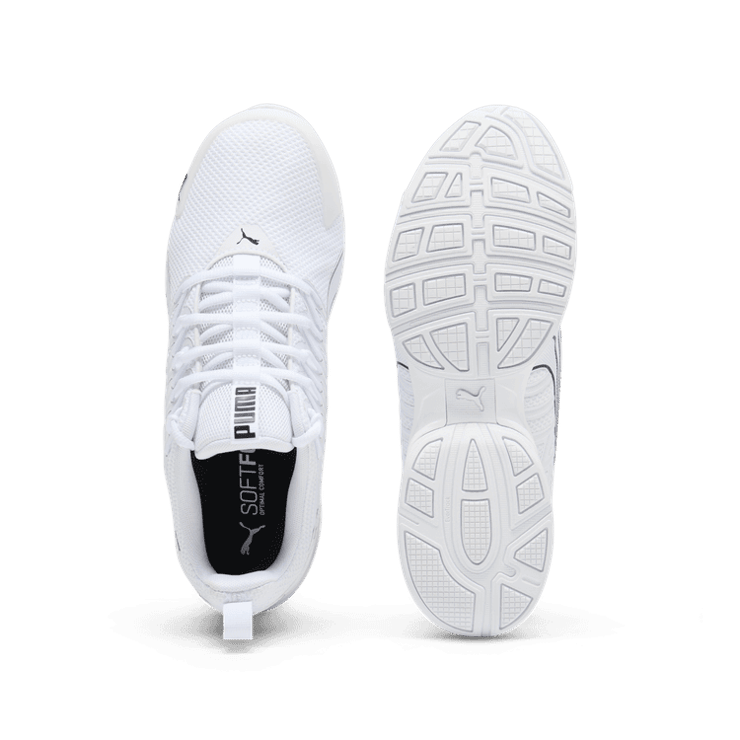 PUMA Voltaic Evo in White/Black Angle 0