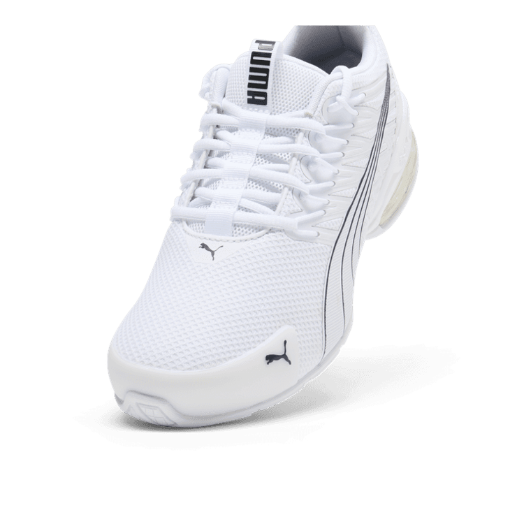 PUMA Voltaic Evo in White/Black Angle 2
