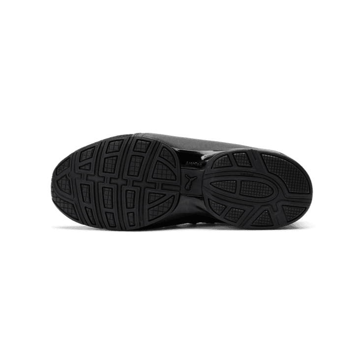 PUMA Axelion Refresh Wide in Black/Cool Dark Grey Angle 0