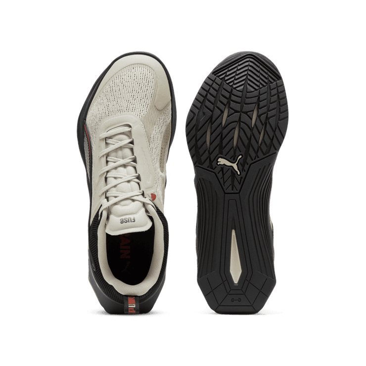 PUMA Fuse 3.0 Training in Vapor Grey/Mars Red/Black Angle 0