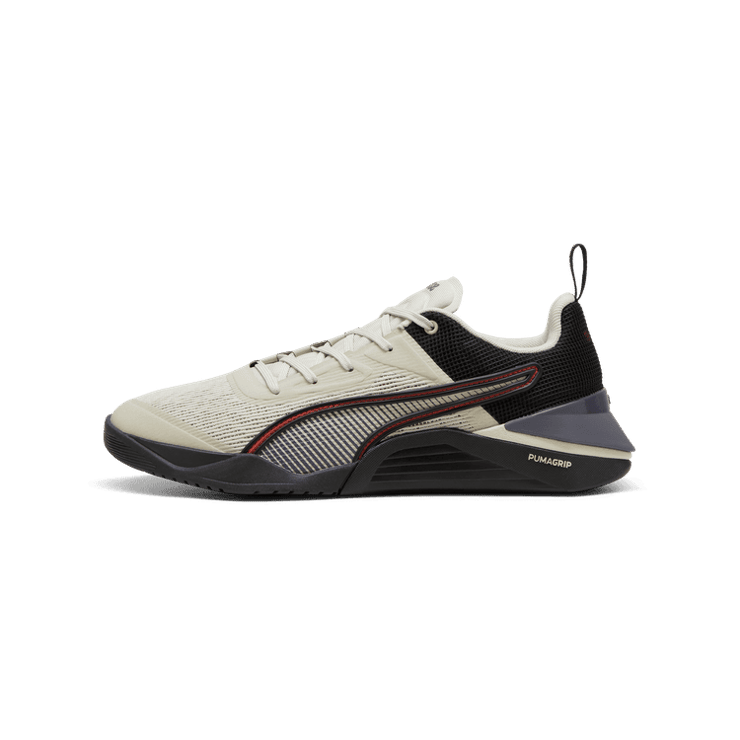 PUMA Fuse 3.0 Training in Vapor Grey/Mars Red/Black Angle 1