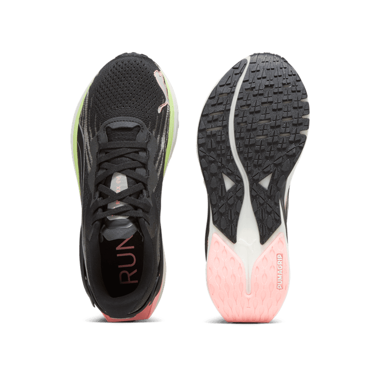 PUMA Run XX NITRO⢠2 in Black/Koral Ice/Speed Green Angle 0