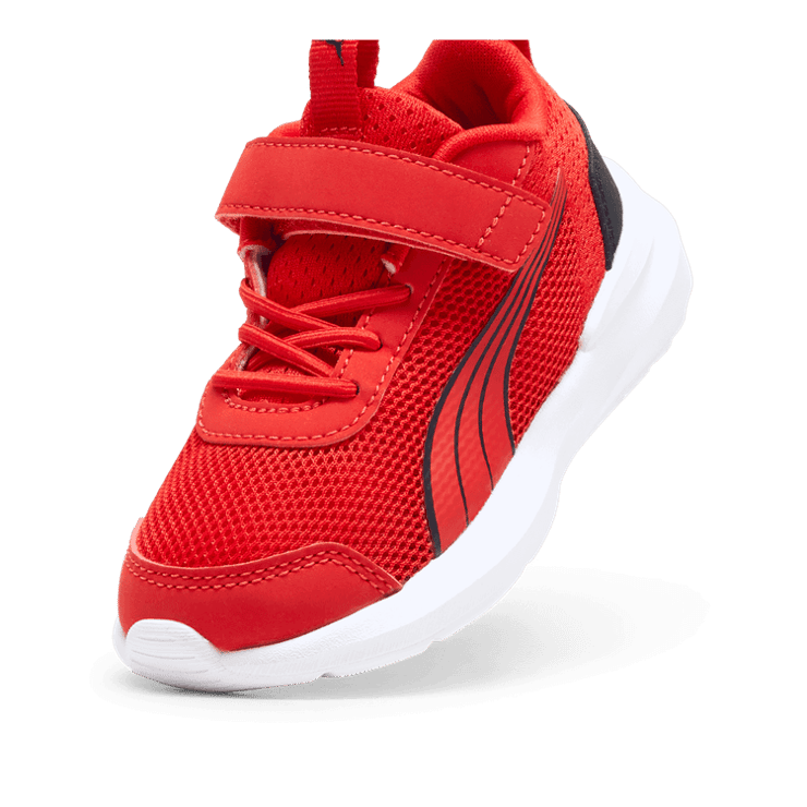 PUMA Kruz s' in For All Time Red/Black (TD) Angle 2