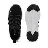 PUMA Softride One4All in Black/White (GS) Angle 0