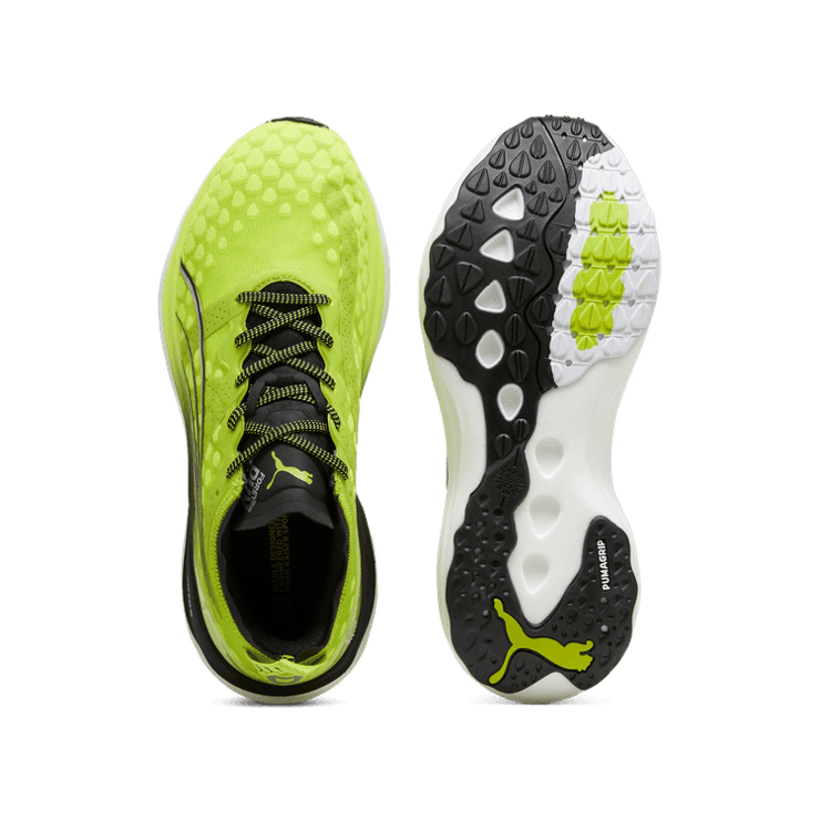 PUMA ForeverRUN NITROâ¢ in Lime Pow/Black/White Angle 0
