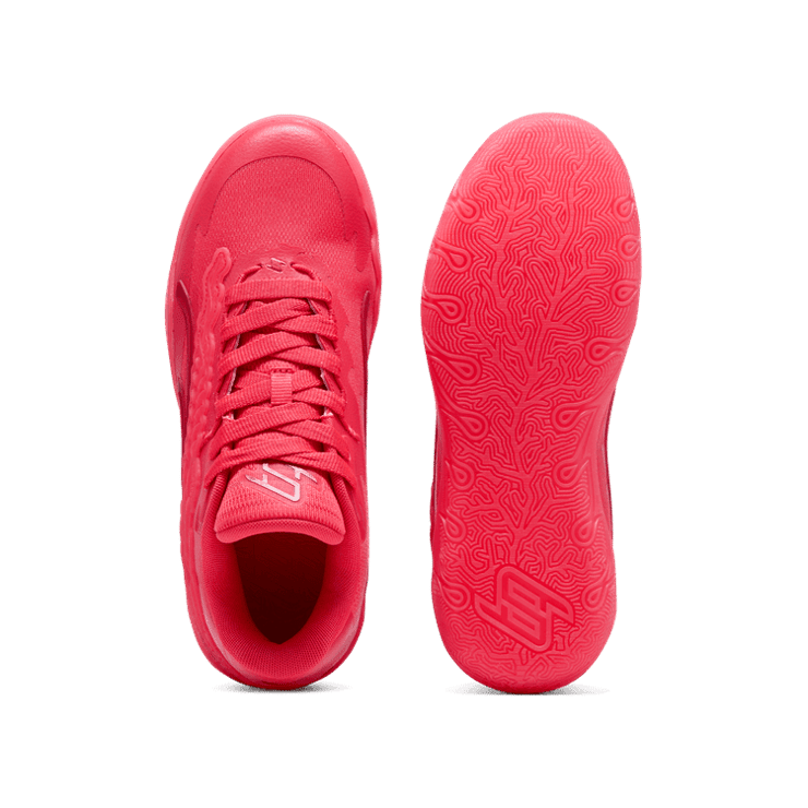 PUMA STEWIE x TEAM Stewie 3 Basketball in Tart Cherry/Magenta Gleam Angle 0