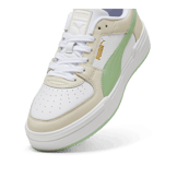 PUMA CA Pro Classic Sneakers in White/Alpine Snow/Pure Green Angle 2