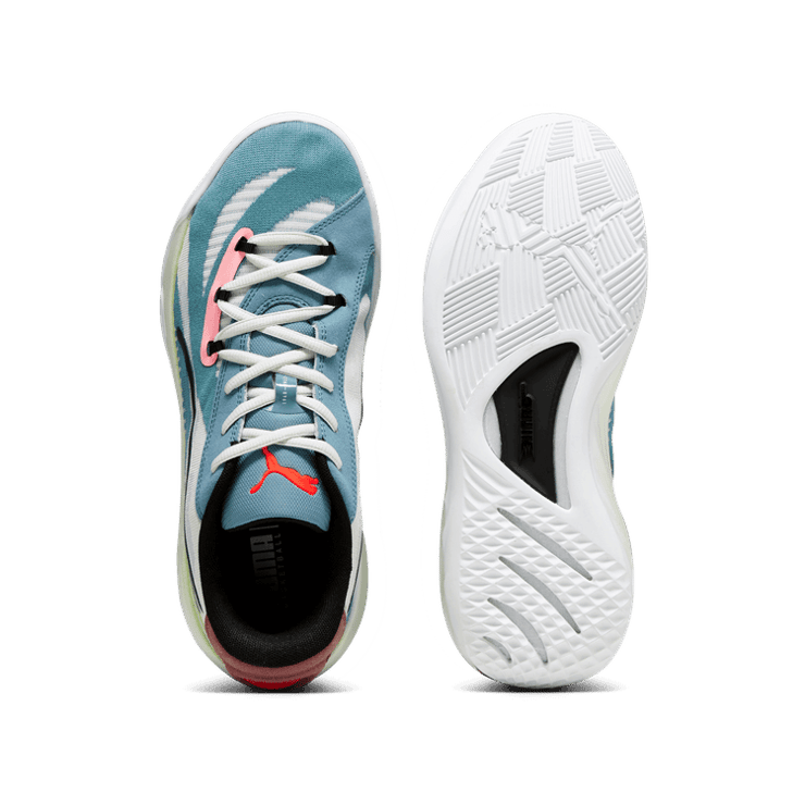 PUMA All-Pro NITRO⢠Basketball in Bold Blue/Dark Clove/Pro Green Angle 0