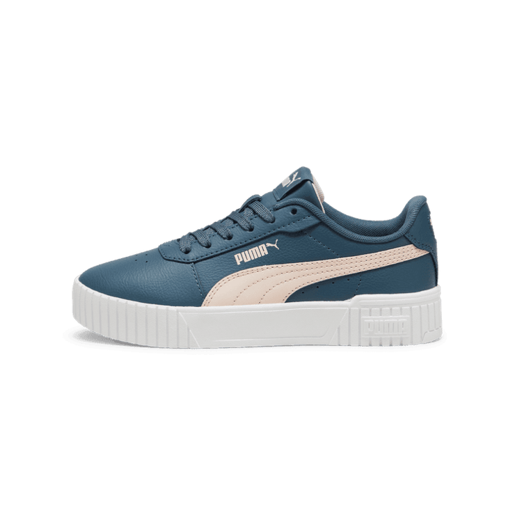PUMA Carina 2.0 Sneakers Big in Grey Skies/Island Pink (GS) Angle 1
