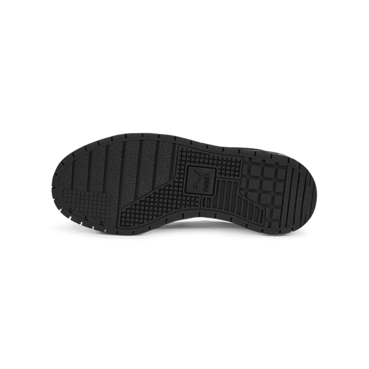 PUMA Cali Dream Leather Sneakers Big in White/Black (GS) Angle 0