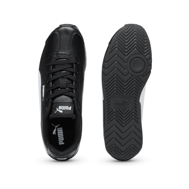 PUMA Turin 3 Sneakers in Black/White (GS) Angle 0