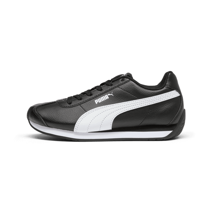 PUMA Turin 3 Sneakers in Black/White (GS) Angle 1