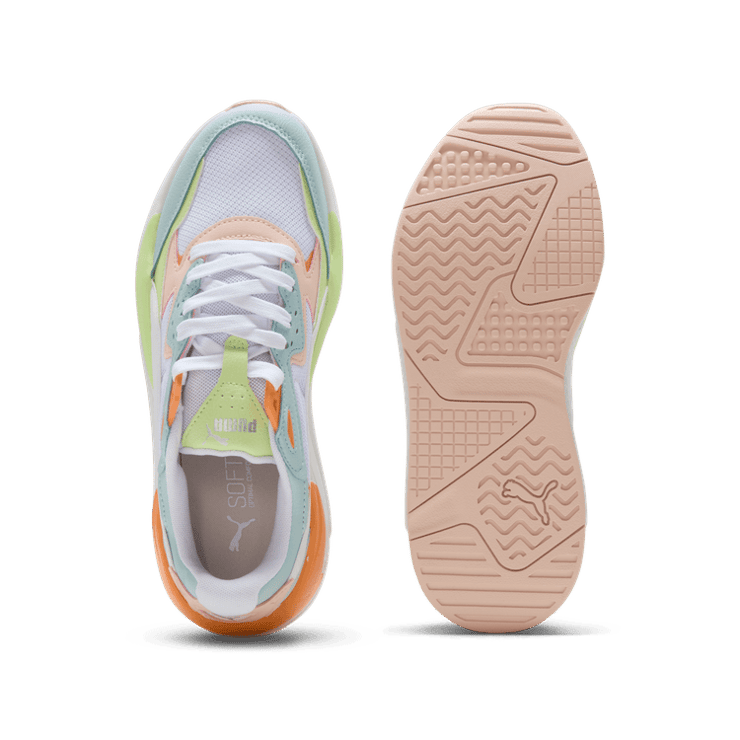 PUMA X-Ray Speed Sneakers in White/Frosted Dew/Cool Cucumber Angle 0
