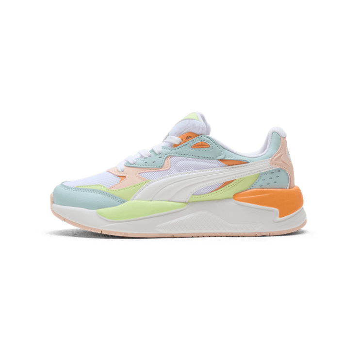 PUMA X-Ray Speed Sneakers in White/Frosted Dew/Cool Cucumber Angle 1