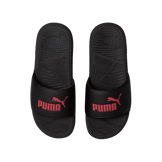 PUMA Cool Cat 2.0 Slides in Black/Red Angle 2