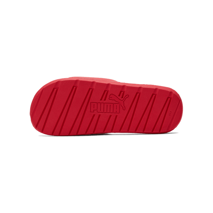 PUMA Cool Cat 2.0 Slides in Red/Red Angle 0