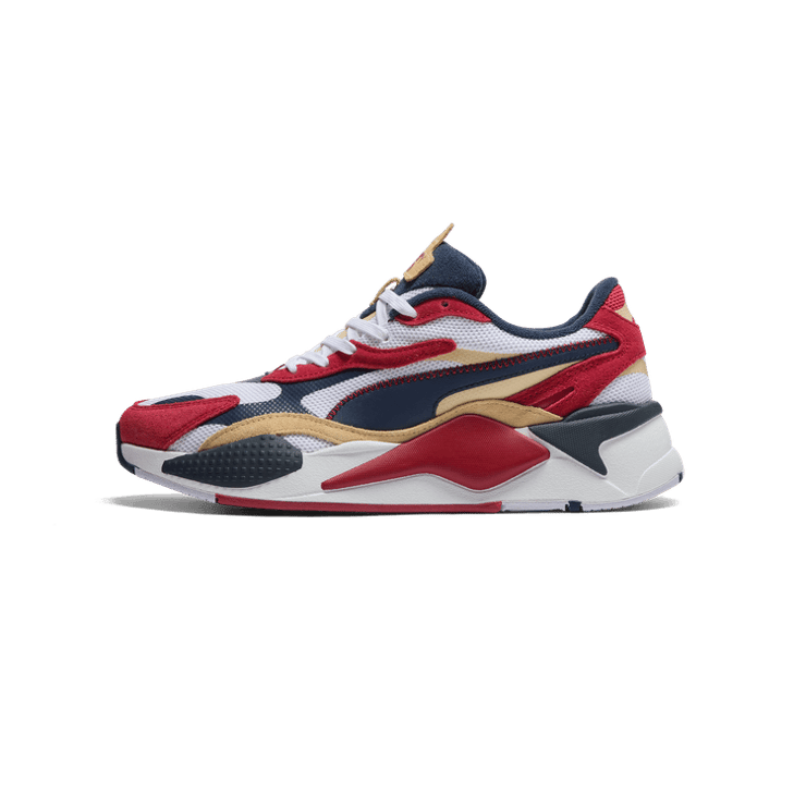 PUMA RS-X³ NYC FLAHIP Sneakers in Dark Blue (GS) Angle 1