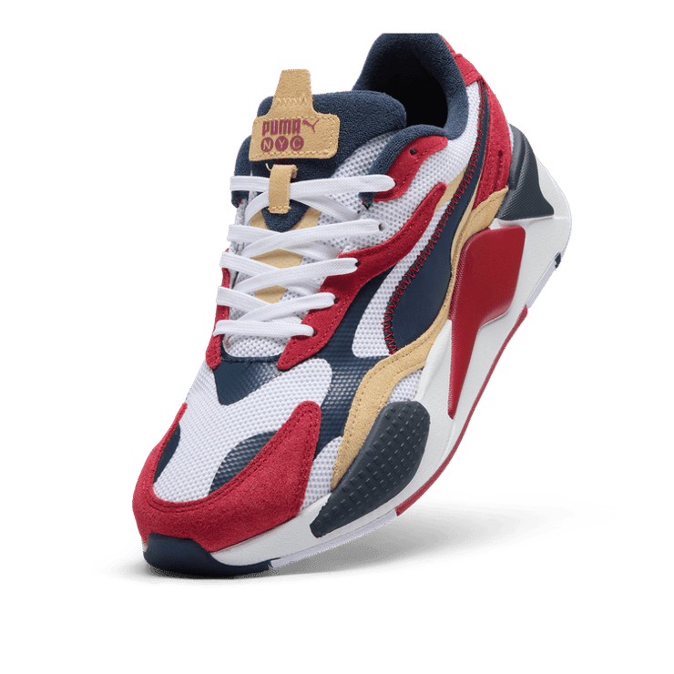 PUMA RS-X³ NYC FLAHIP Sneakers in Dark Blue (GS) Angle 2