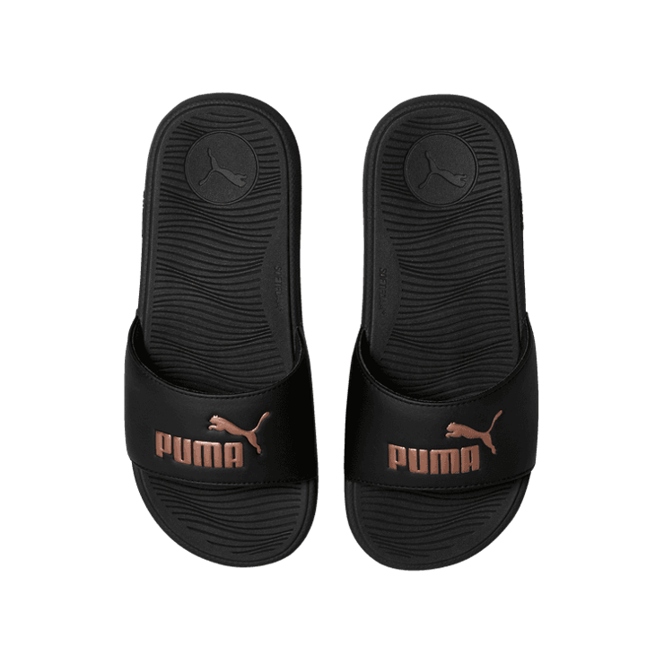 Puma Cool Cat 2.0 Slide 'Black Rose Gold' (W) Angle 2