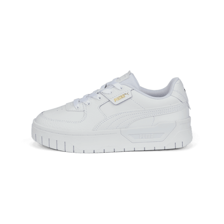 Puma Cali Dream Leather Jr 'Triple White' Angle 1